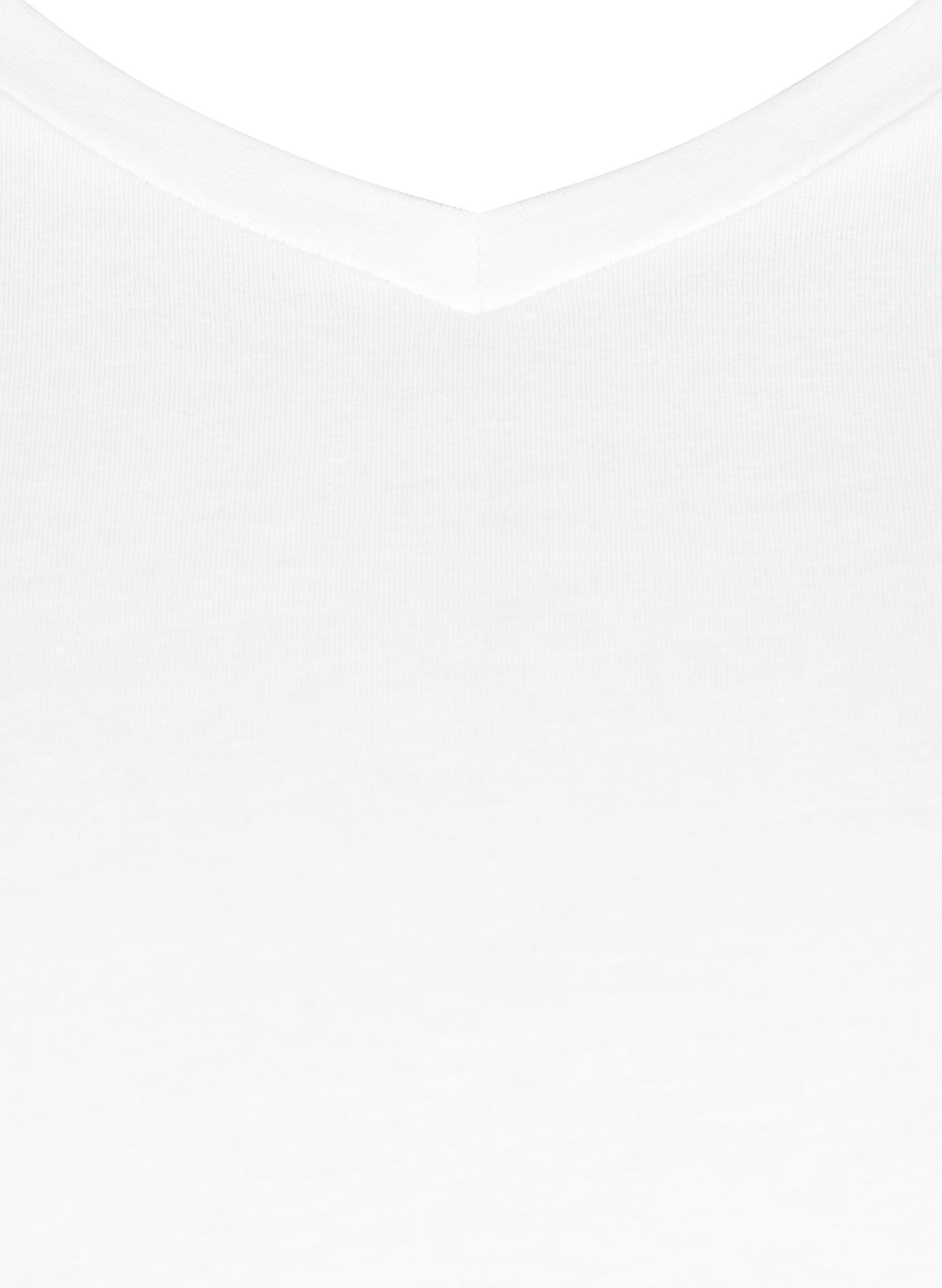 Zizzifashion Basic t-shirt, White, Packshot image number 2