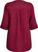 Cotton muslin tunic with broderie anglaise, Dark Bordeaux, Packshot image number 1