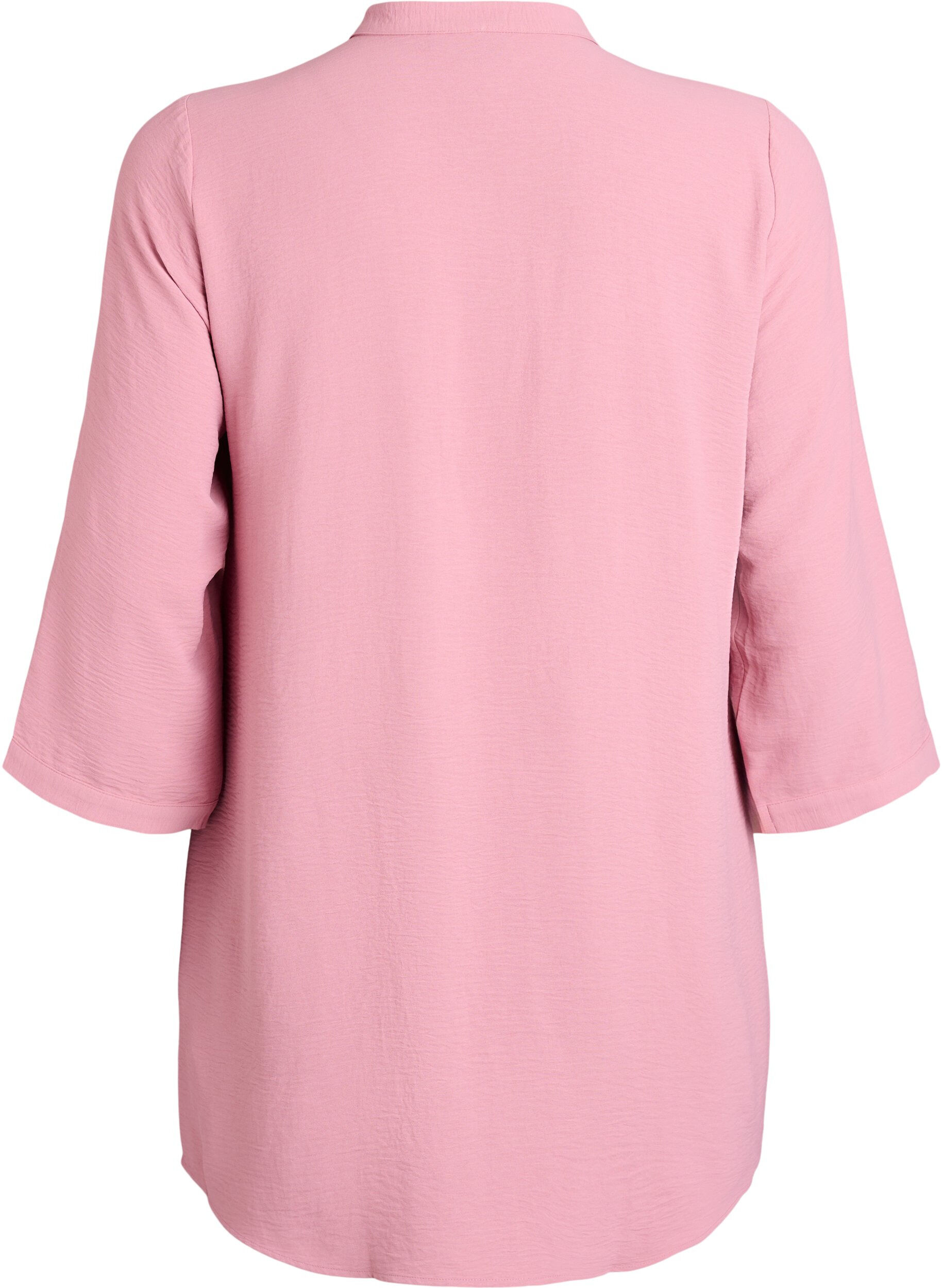 Zizzifashion Tunic with 3/4 sleeves, Rose, Packshot image number 1
