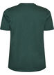 T-shirt in organic cotton with print, Green, Packshot image number 1