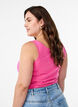 Cotton basic top, Pink, Model image number 2