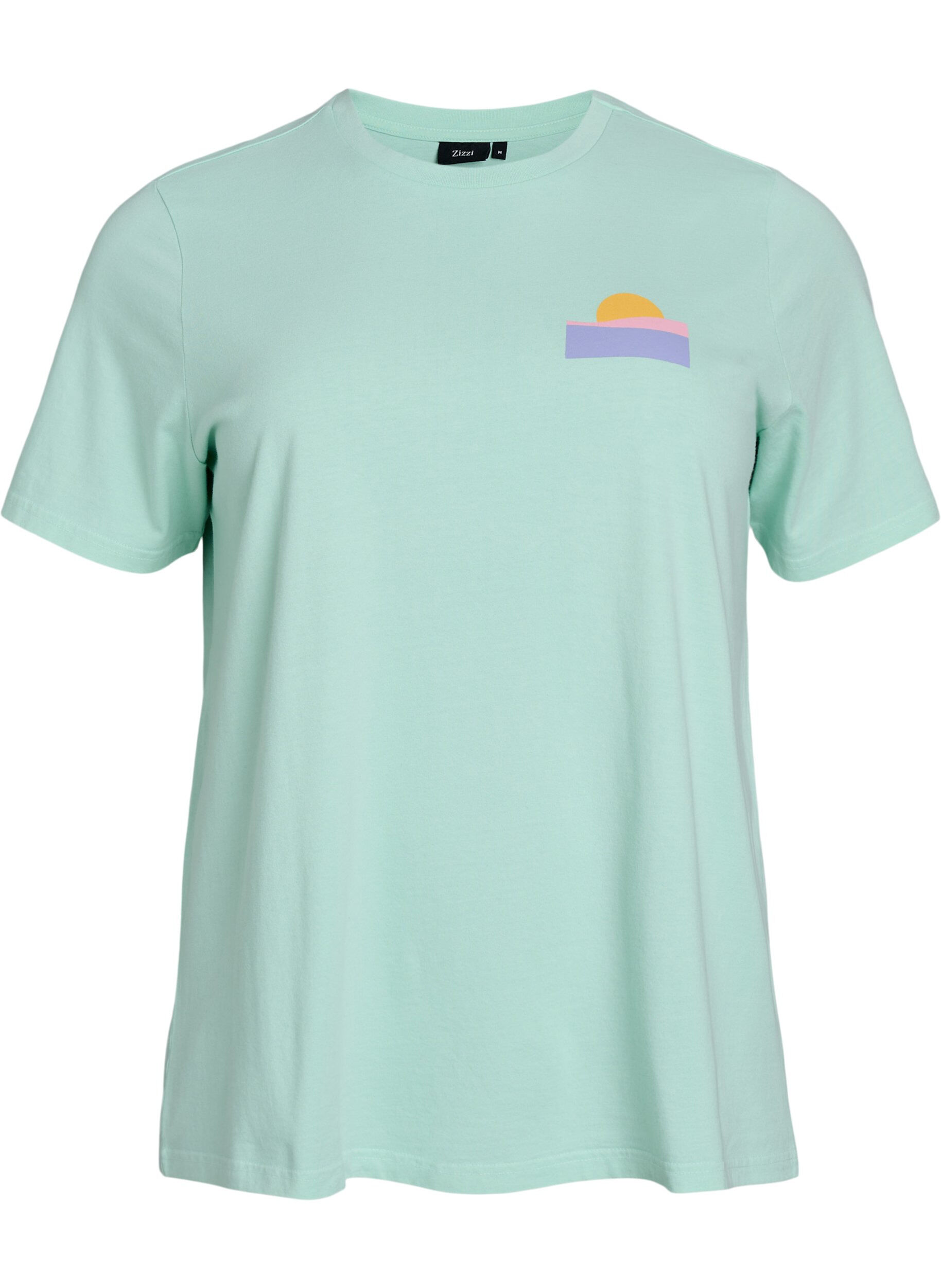 Organic cotton T-shirt with back print