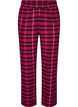 Checked cotton pyjama bottoms, Red, Packshot image number 0