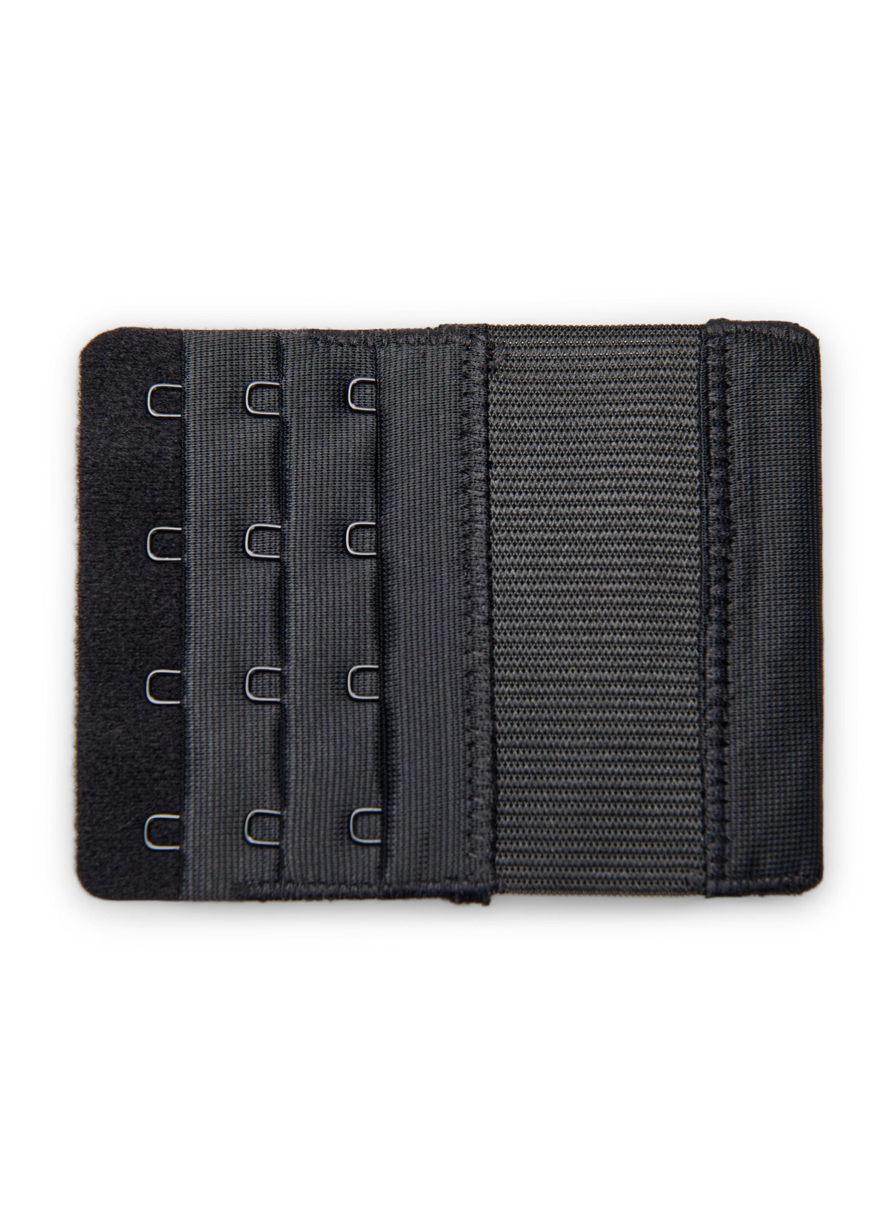 Zizzifashion Bra extender with 6 hooks, Black, Packshot image number 1