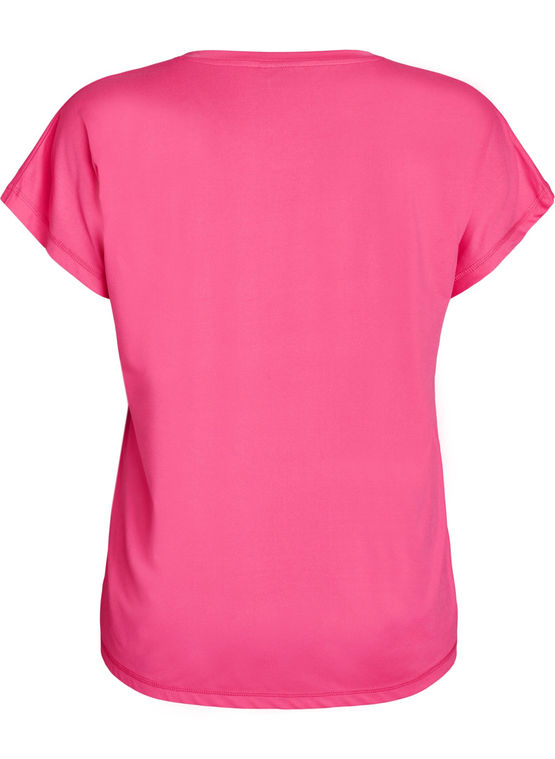 ZizzifashionSolid-coloured training T-shirt, Pink, Packshot image number 1
