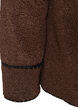 Teddy jacket with contrast details, Brown, Packshot image number 4