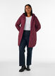 Mid-length quilted jacket with a hood, 0655, Model image number 1