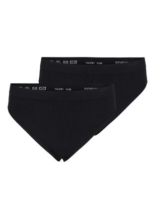 2-pack Tai briefs with regular waist, Black, Packshot image number 0