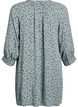 Tunic with floral print and 3/4 sleeves, Green, Packshot image number 1
