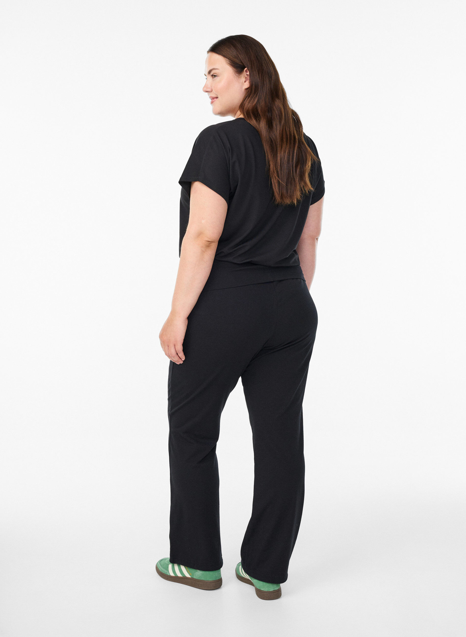 Zizzifashion Sports trousers in cotton, Black, Model image number 2