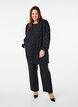 FLASH - Long-sleeved tunic with a round neck, Black, Model image number 1