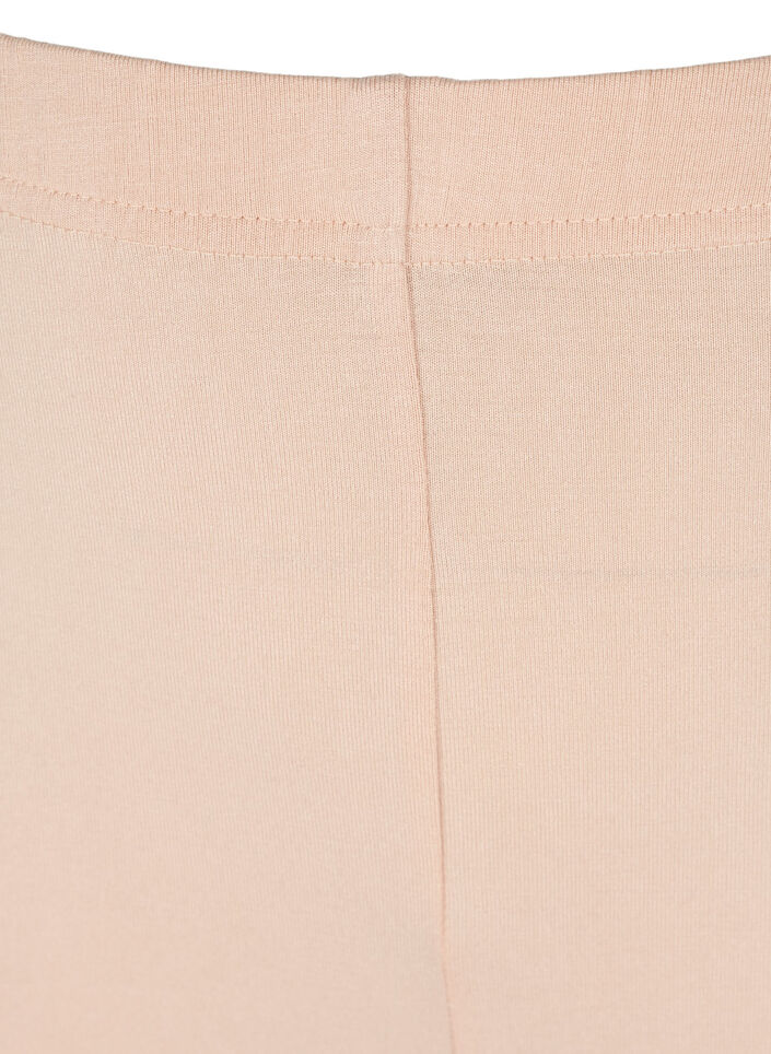 Plain-coloured basic bike shorts, Beige, Packshot image number 2