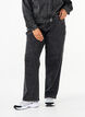 Loose jeans with cropped length, Dark Grey, Model image number 2