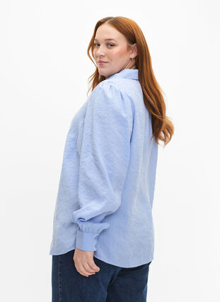 Long-sleeved shirt in TENCEL™ Modal, Serenity, Model image number 1