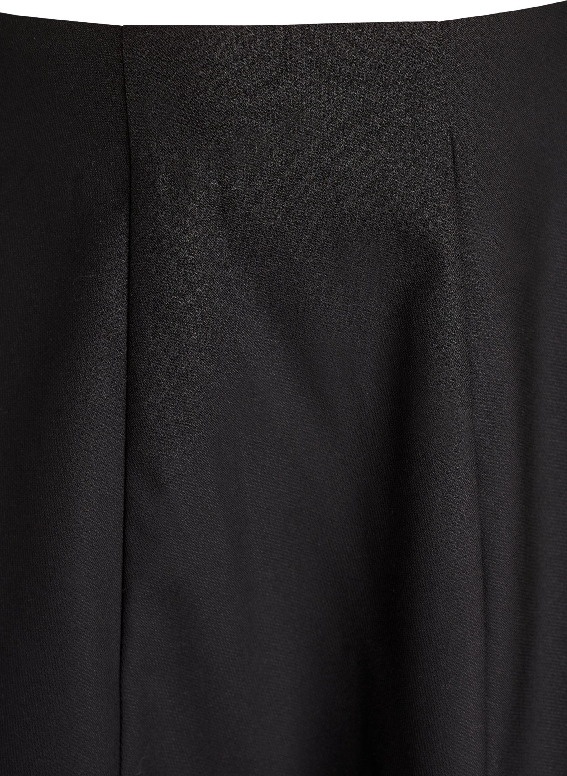 Zizzifashion Short A-line skirt, Black, Packshot image number 2