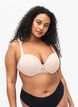 Molded bra with mesh, Beige, Model image number 0
