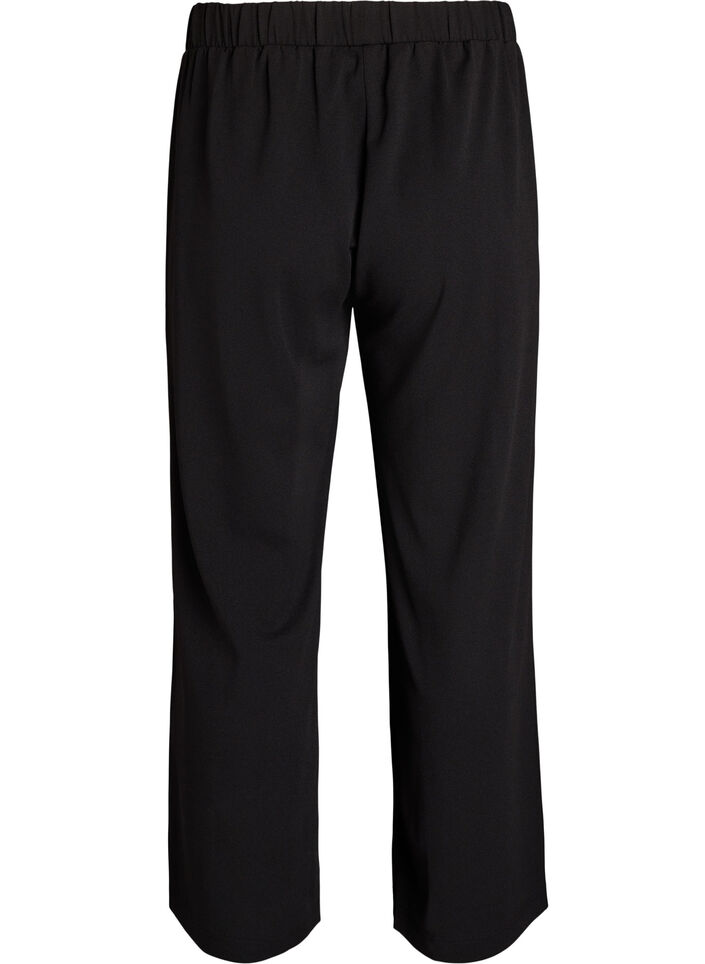 Wide-leg trousers, Black, Packshot image number 1