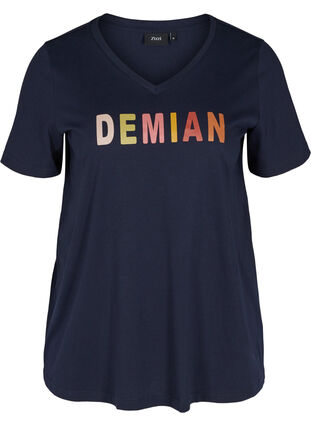 T-shirt with print, Night Sky DEMIAN, Packshot image number 0