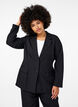 FLASH - Blazer with pockets and a slit, Black, Model image number 0