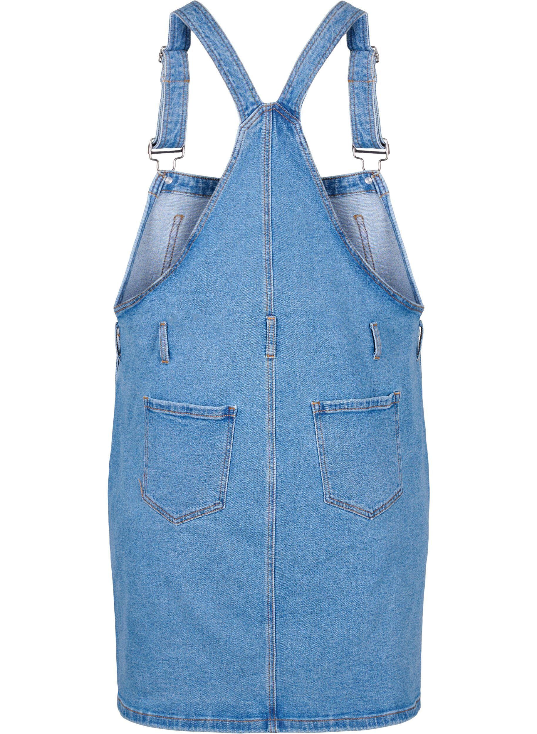 Zizzifashion Overalls dress in denim, Blue, Packshot image number 1