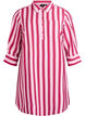 Short dress with collar and chest pocket, Pink, Packshot image number 0