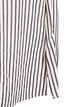Long striped shirt with button detail on the back, Black, Packshot image number 3