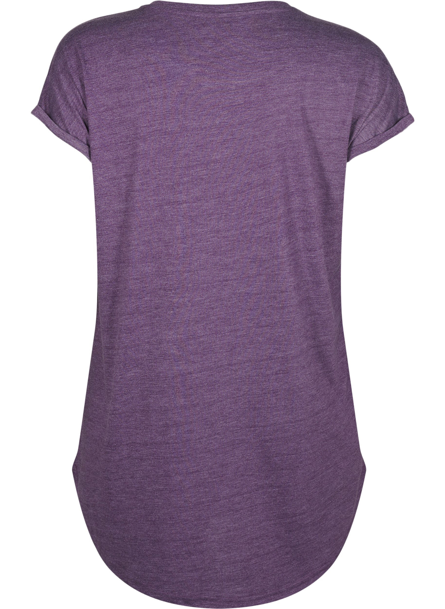 Zizzifashion Short sleeve nightgown with text print, , Packshot image number 1