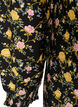 Patterned viscose dress with long sleeves, Black, Packshot image number 3