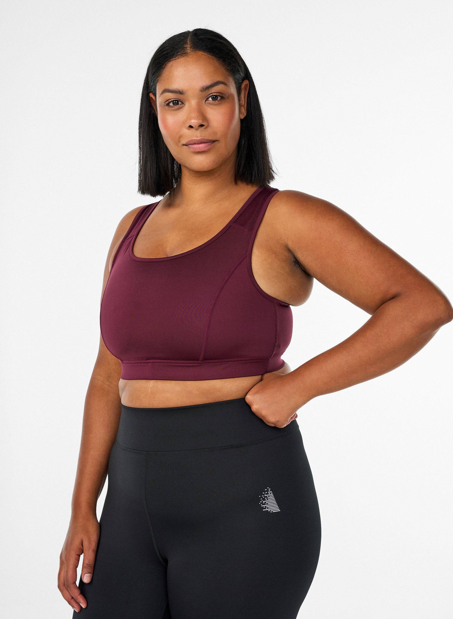 ZizzifashionSports bra with racerback, Red, Model image number 0