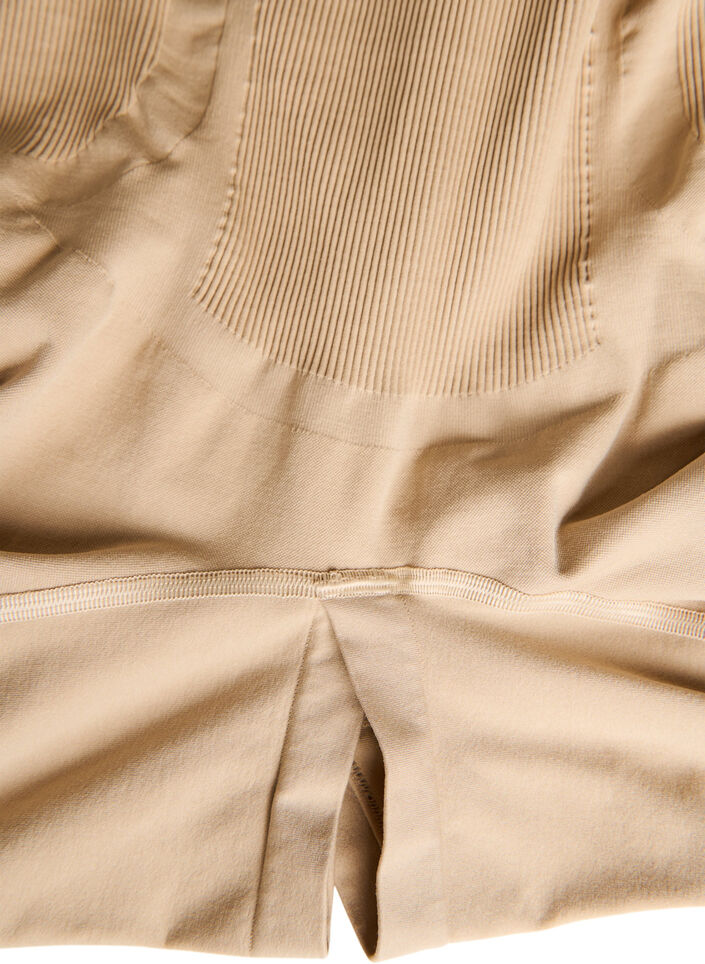 Shapewear bodysuit with opening at the bottom, Beige, Packshot image number 3