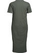 Maxi dress in jersey with short sleeves, Green, Packshot image number 1