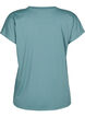 Loose training t-shirt with v-neck, Green, Packshot image number 1