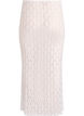 Long sheer lace skirt, White, Packshot image number 1
