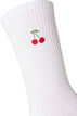 Cotton socks with pattern, White, Packshot image number 2