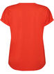 Short-sleeved cotton blend T-shirt, Orange, Packshot image number 1