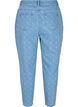 Mille mom fit jeans with print, Light blue denim, Packshot image number 1