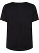 T-shirt with TENCEL™ Modal and round neck, Black, Packshot image number 1