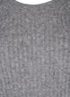 Rib-knit dress with slit, Light Grey Melange, Packshot image number 2