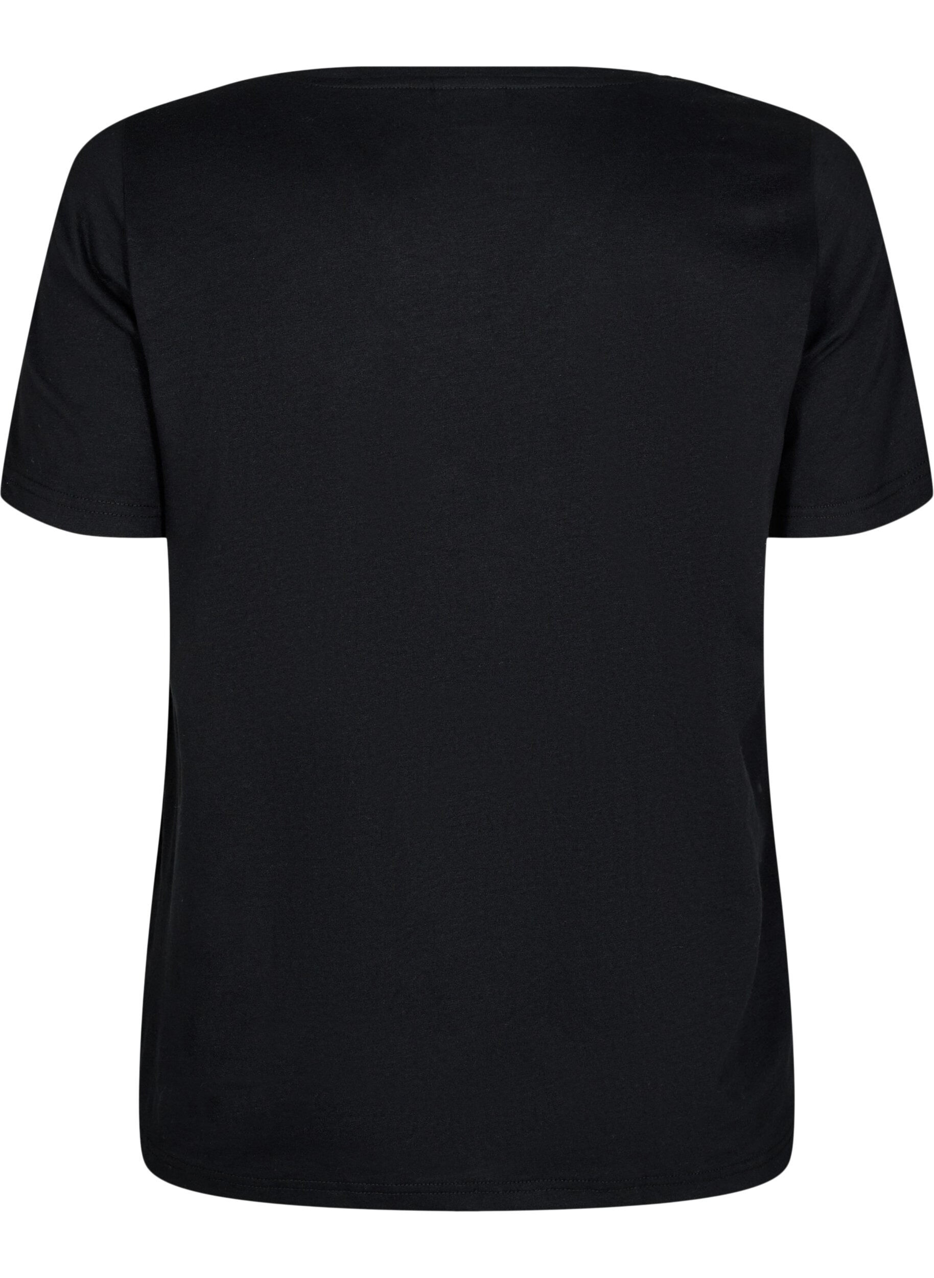 Zizzifashion FLASH - T-shirt with motif, Black, Packshot image number 1