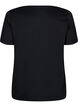 FLASH - T-shirt with motif, Black, Packshot image number 1