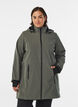 Softshell jacket with detachable hood, Dark Grey, Model image number 0