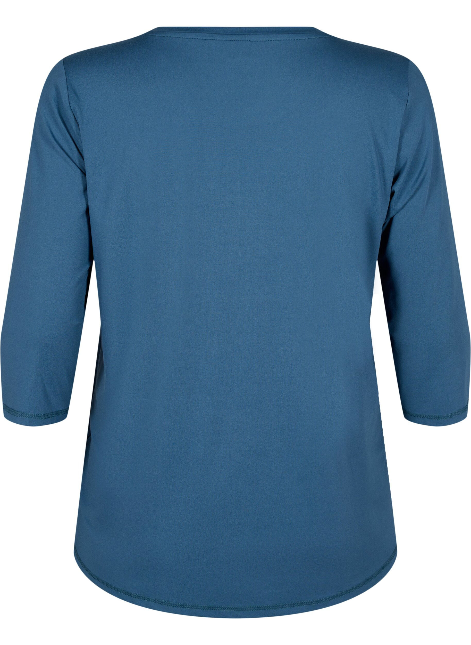 Zizzifashion Training blouse with 3/4 sleeves, Petrol, Packshot image number 1
