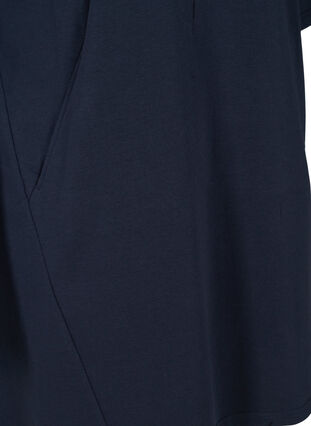 Sweater dress with 3/4-length sleeves and pockets, Night Sky, Packshot image number 3