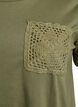 T-shirt in organic cotton with chest pocket, Green, Packshot image number 2