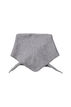 Knitted triangle scarf, Grey, Packshot image number 1