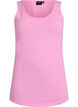 Solid color basic top in cotton, Pink, Packshot image number 0