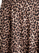 A-line midi skirt with leopard print, Brown, Packshot image number 2