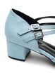 Pumps with double straps, Light Blue, Packshot image number 4