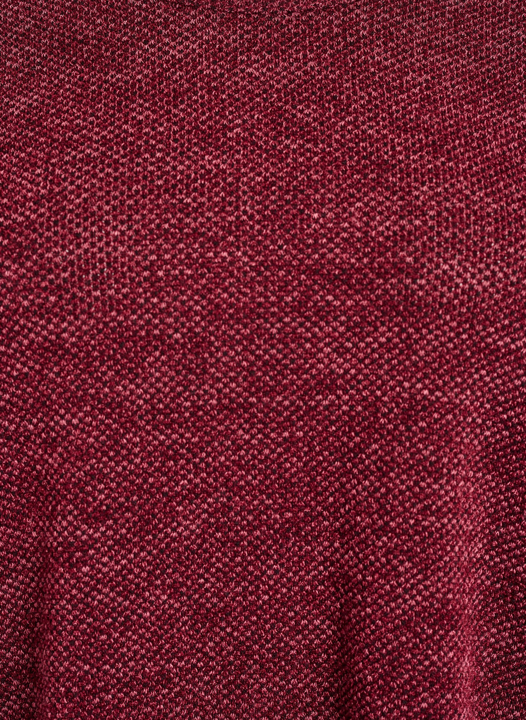 Zizzifashion Long-sleeved blouse with texture, Dark Bordeaux, Packshot image number 2