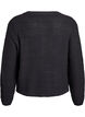 Cardigan with textured knit and decorative buttons, Black, Packshot image number 1